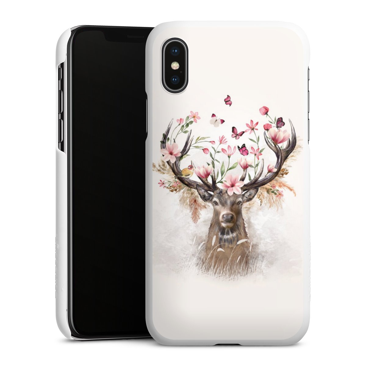 Hirsch Blumen Geweih