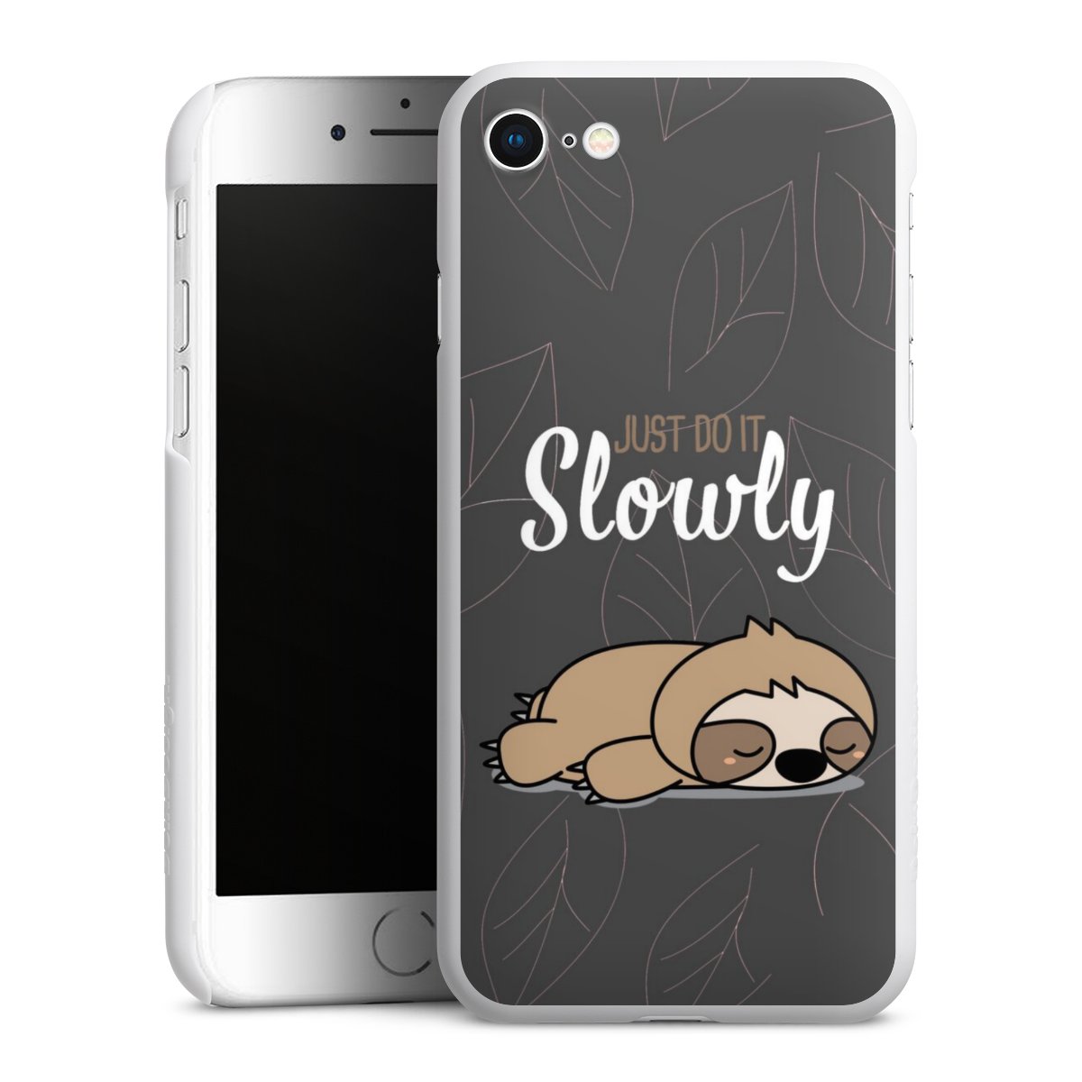 Just Do It Slowly Sloth Grey