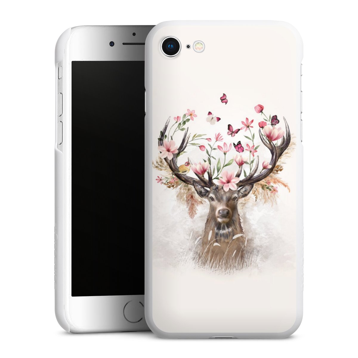 Hirsch Blumen Geweih