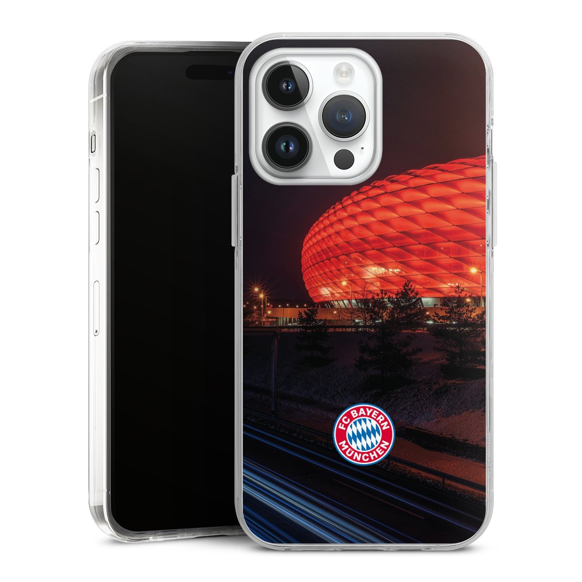 Allianz Arena bei Nacht FCB