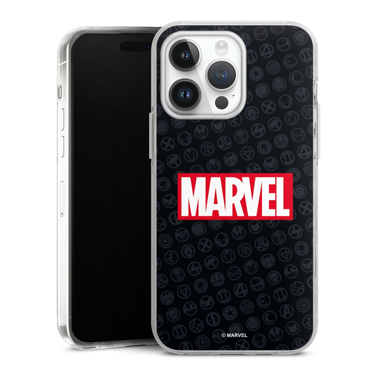 Marvel Logo Black Red 