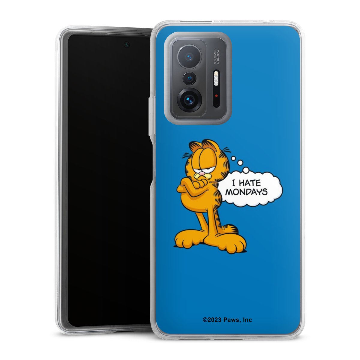 Garfield Ik haat maandagen blauw