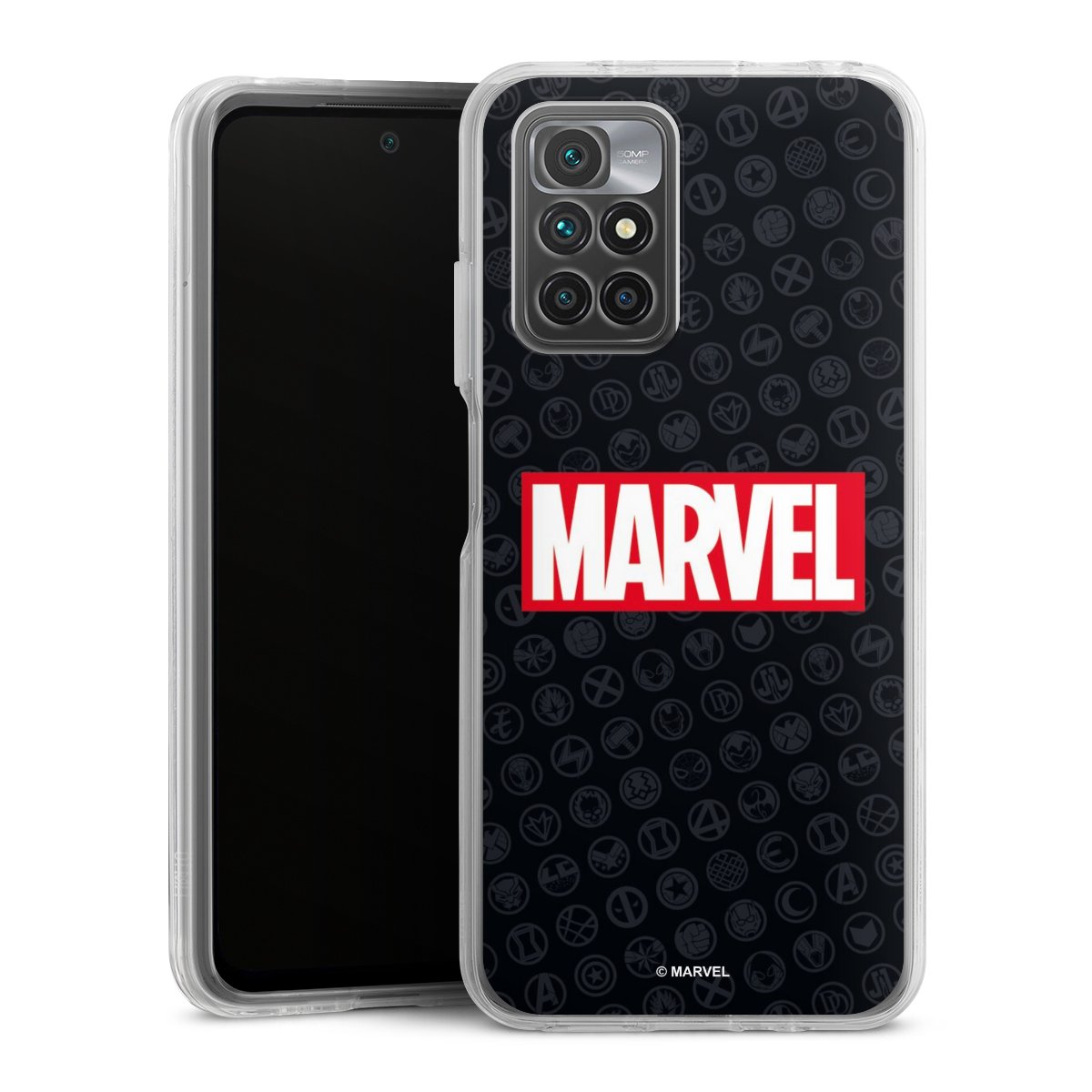 Marvel Logo Black Red 