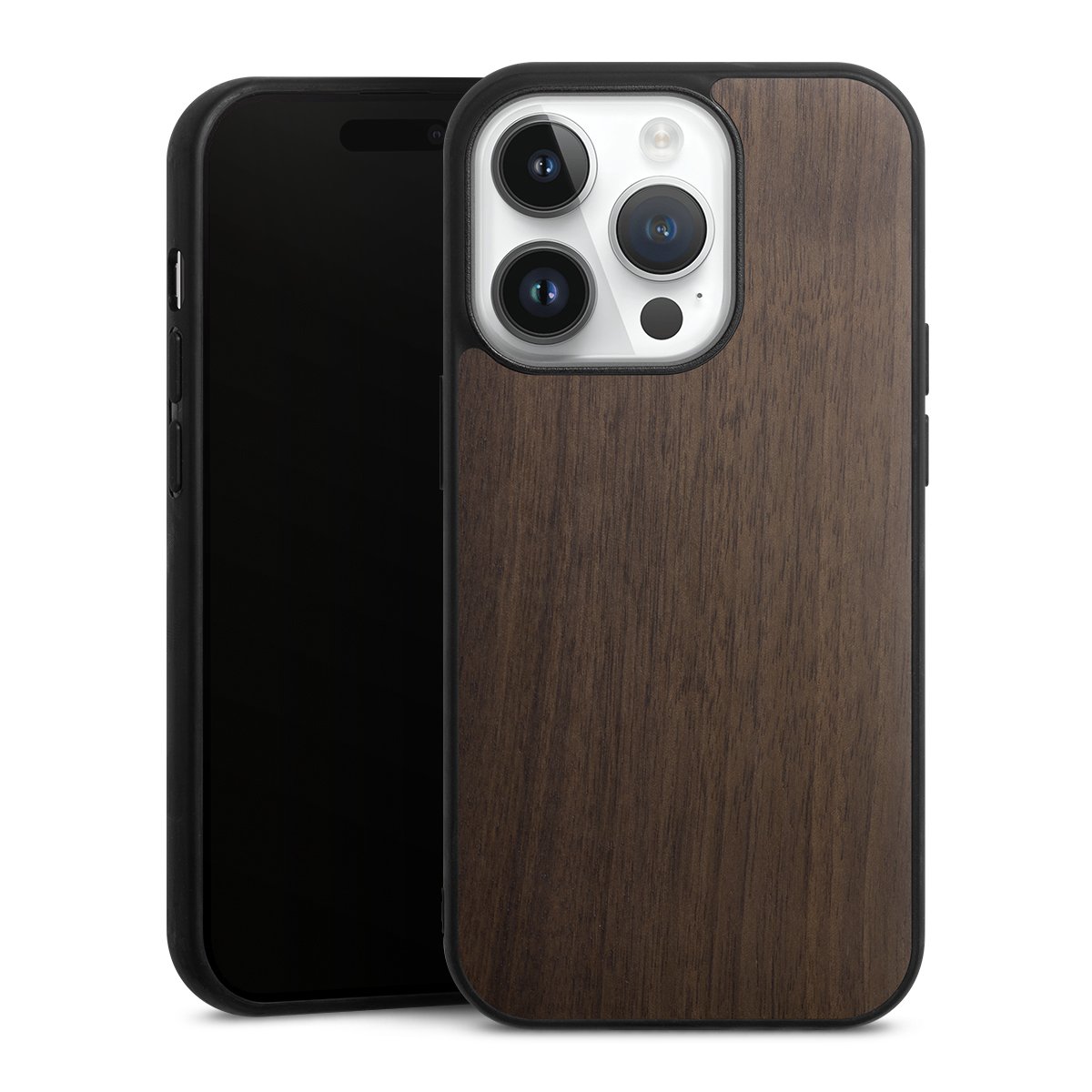 Wooden Hard Case per Apple iPhone 14 Pro