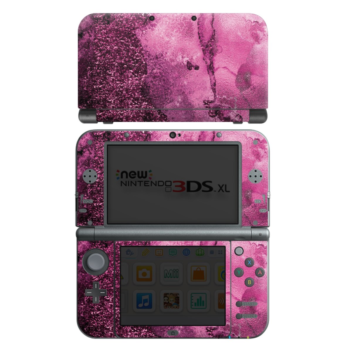 Pink Glitter Marble 2