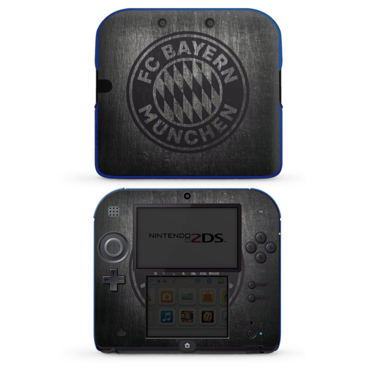Metalllook FCB Logo einfarbig