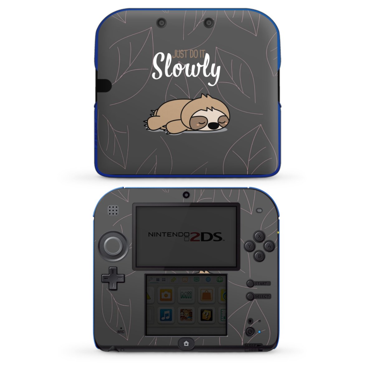 Just Do It Slowly Sloth Grey