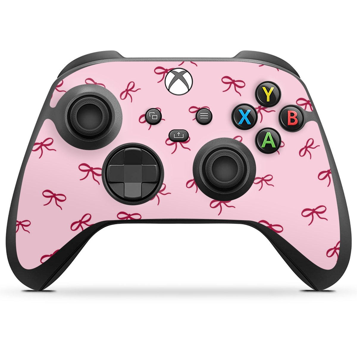 Schleifen Muster Rot Pink