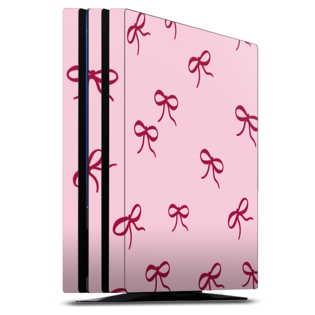 Schleifen Muster Rot Pink