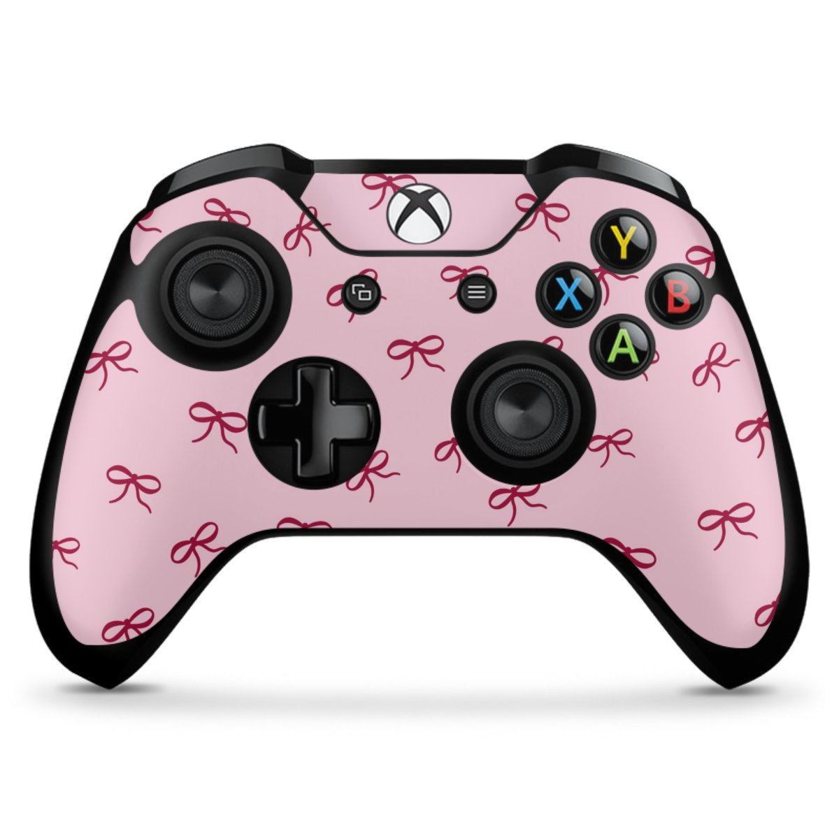 Schleifen Muster Rot Pink