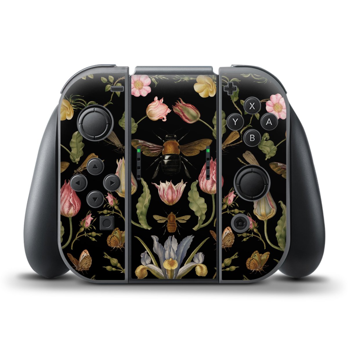 Wildblumen und Biene Schwarz