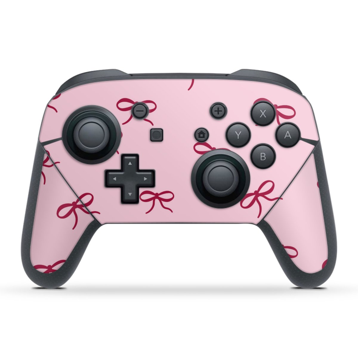 Schleifen Muster Rot Pink