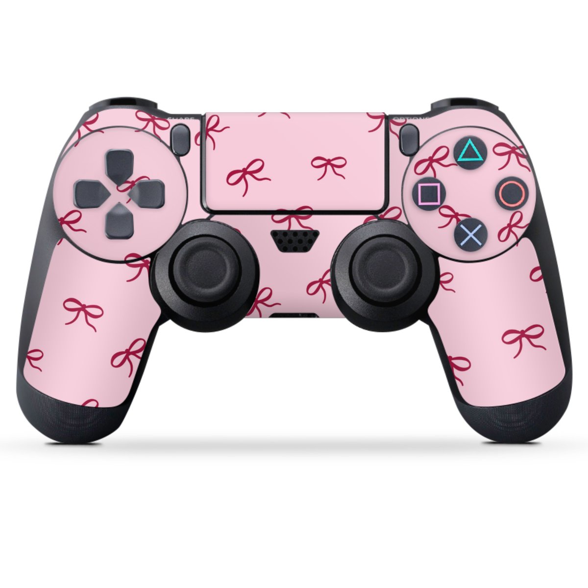 Schleifen Muster Rot Pink