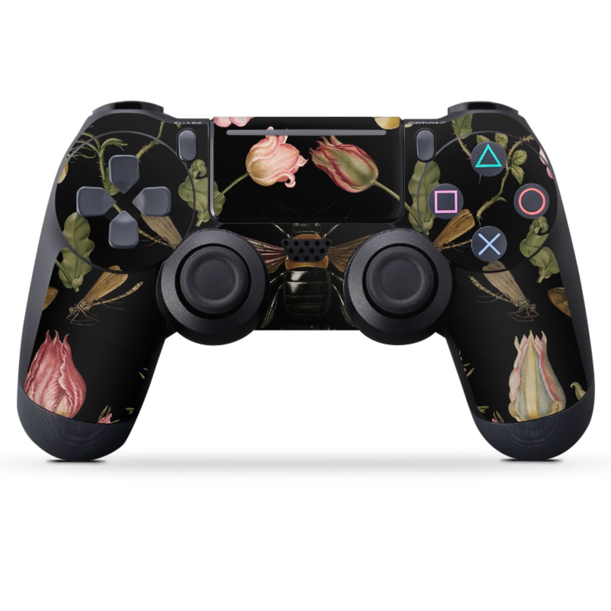 Wildblumen und Biene Schwarz