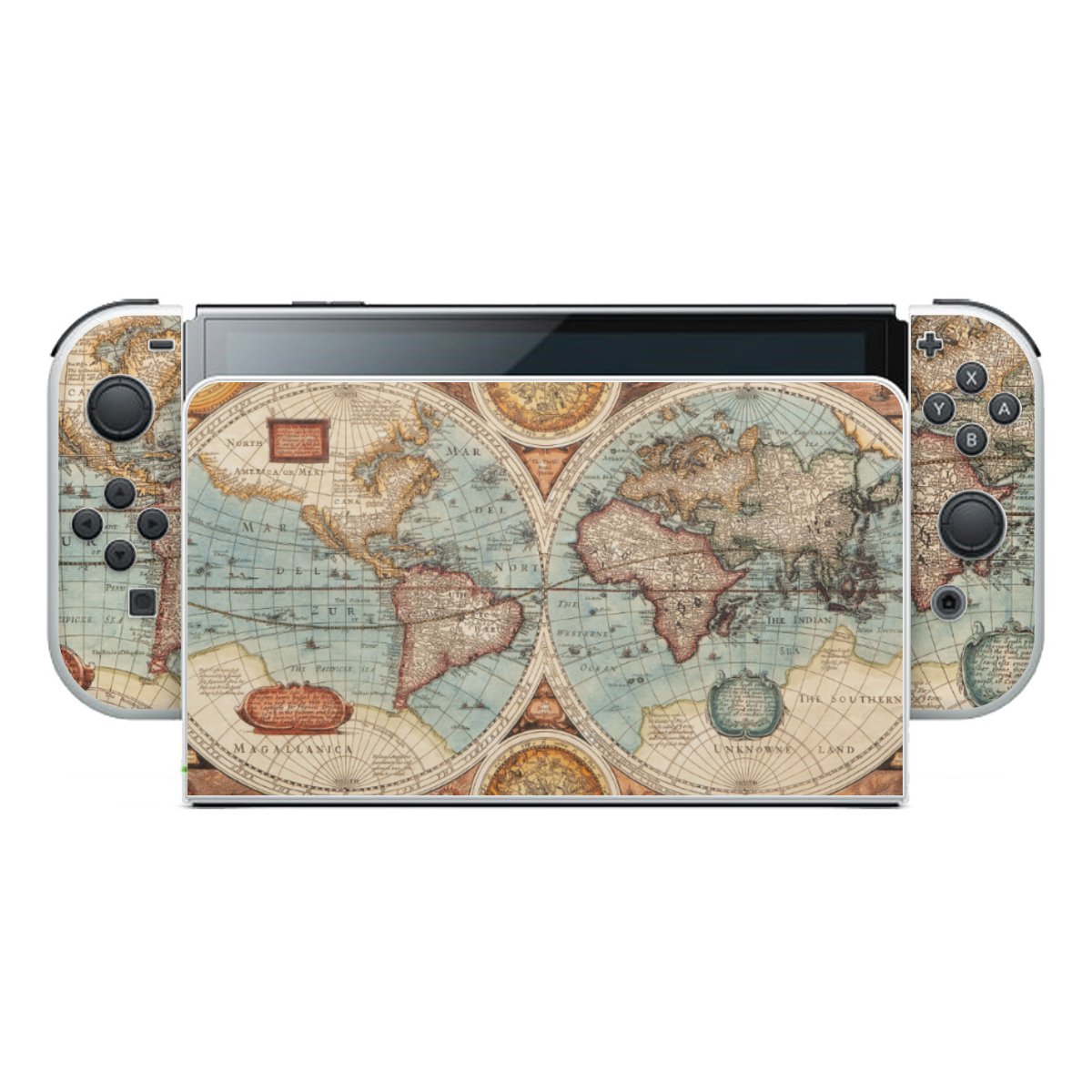 Mappa del mondo vintage