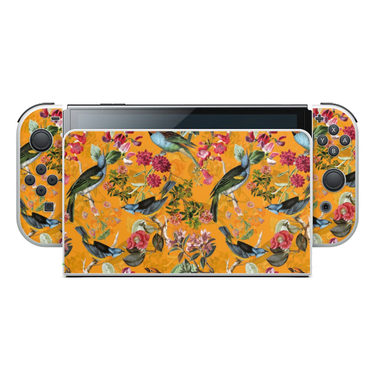 Vogels Bloemen Behang