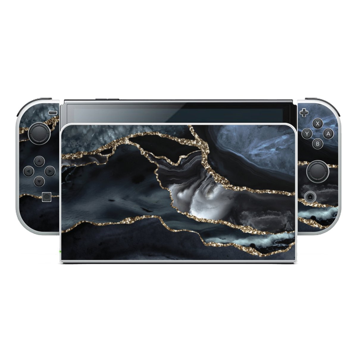 Or marbré foncé Aspect pailleté