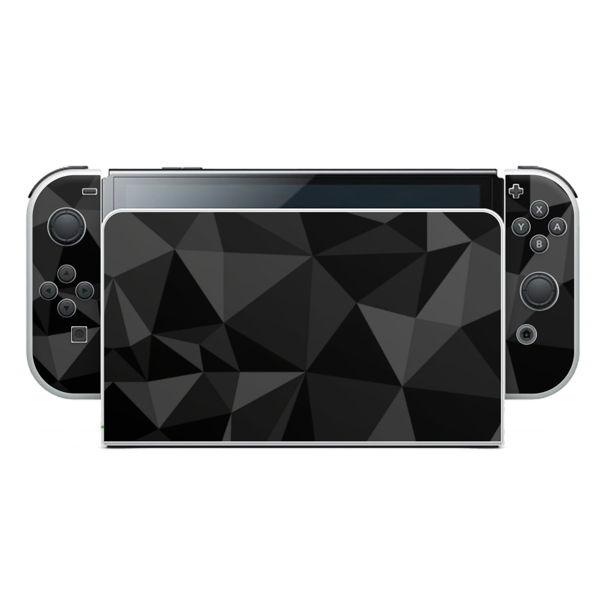 Veelhoekpatroon Zwart