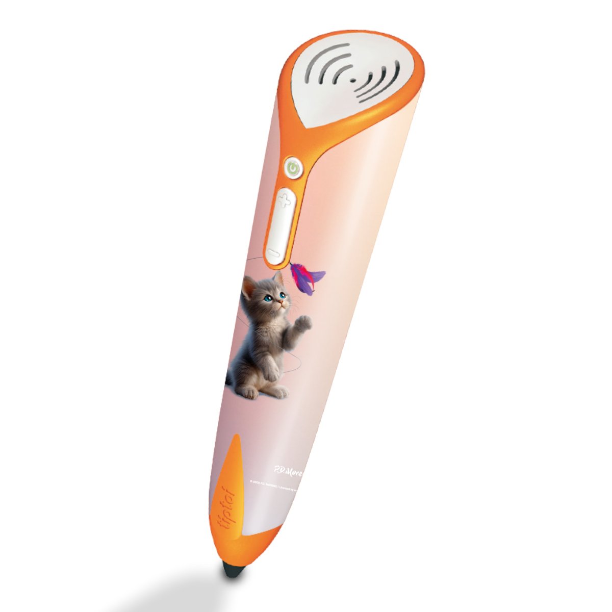 Playing Cat with Feather