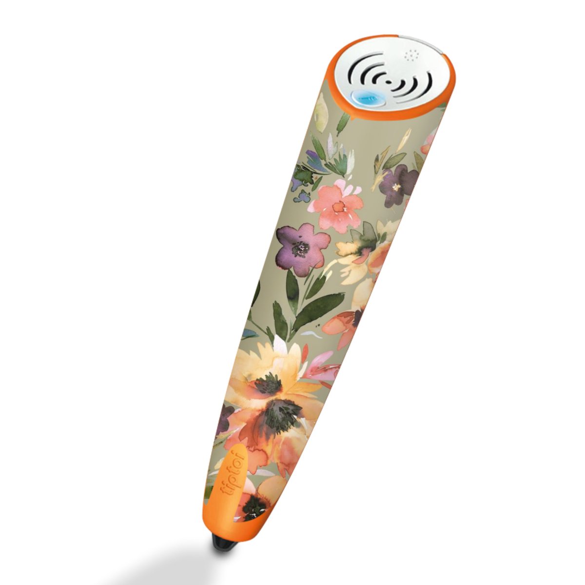 Malerische tropische Blumen Salbeigrün