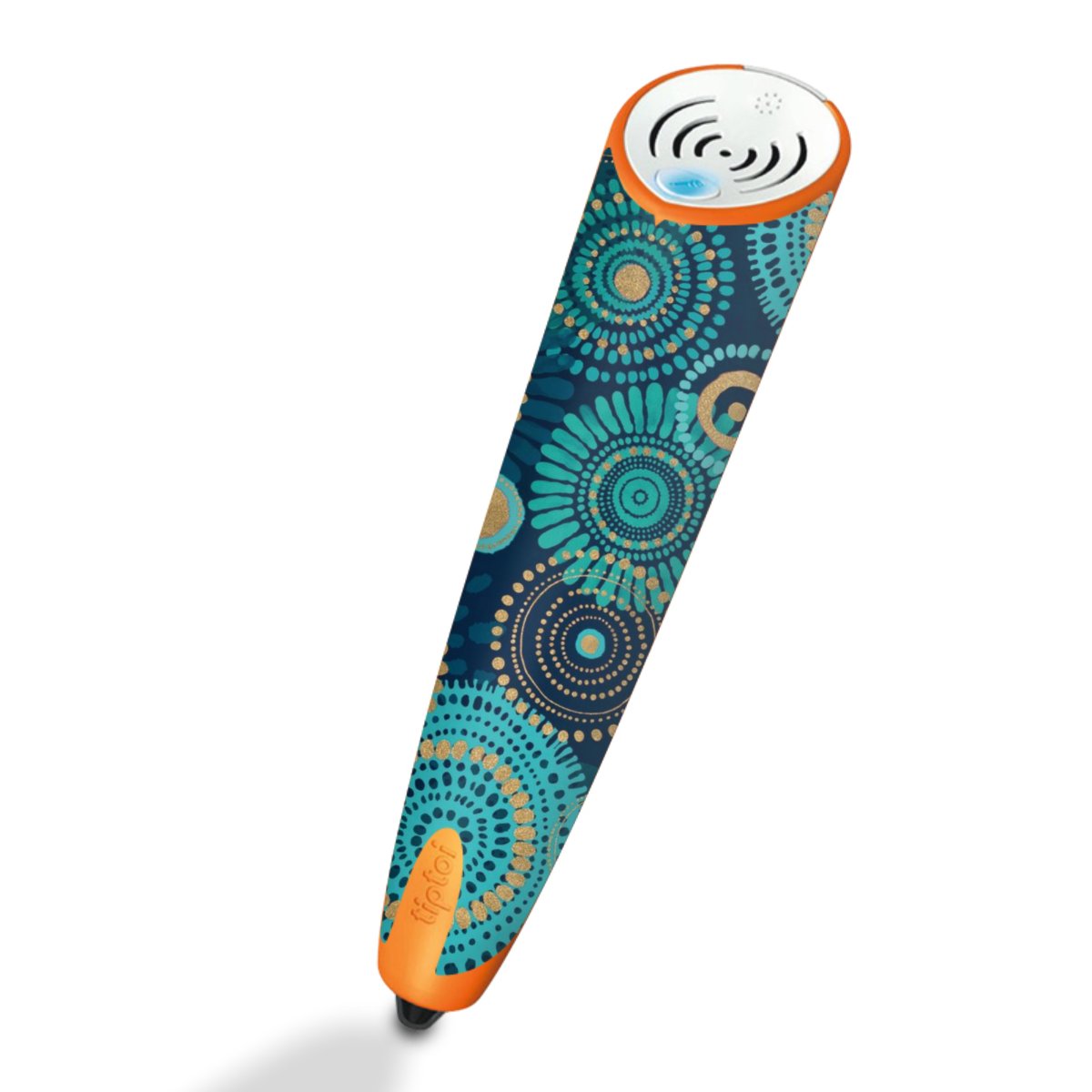 Blockprint India Teal Gold