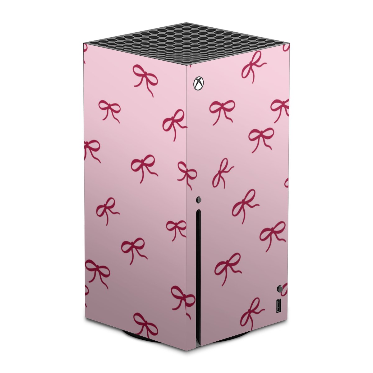 Schleifen Muster Rot Pink