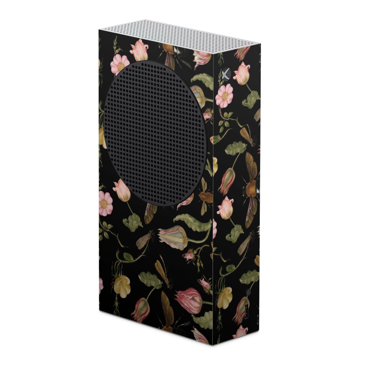 Wildblumen und Biene Schwarz