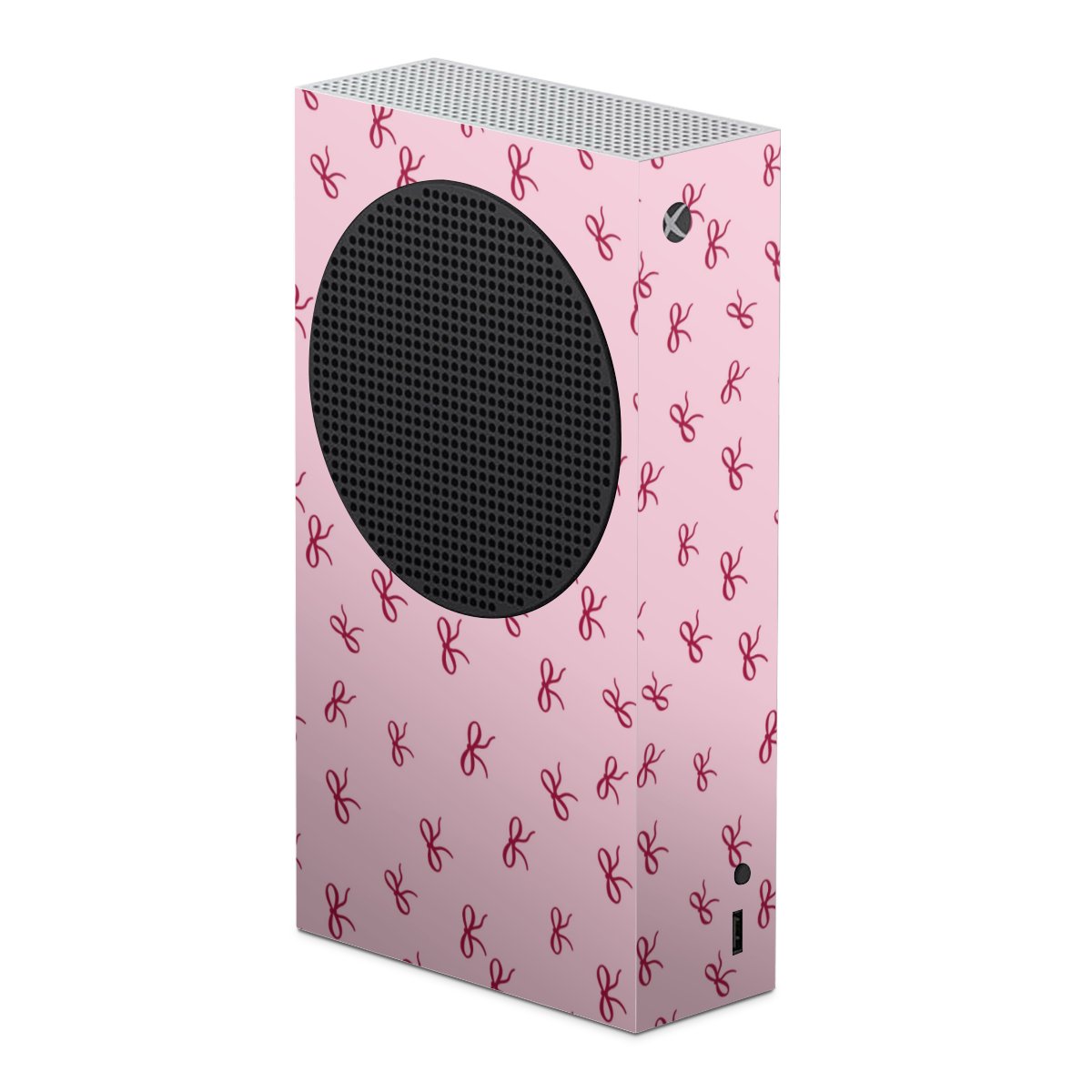 Schleifen Muster Rot Pink