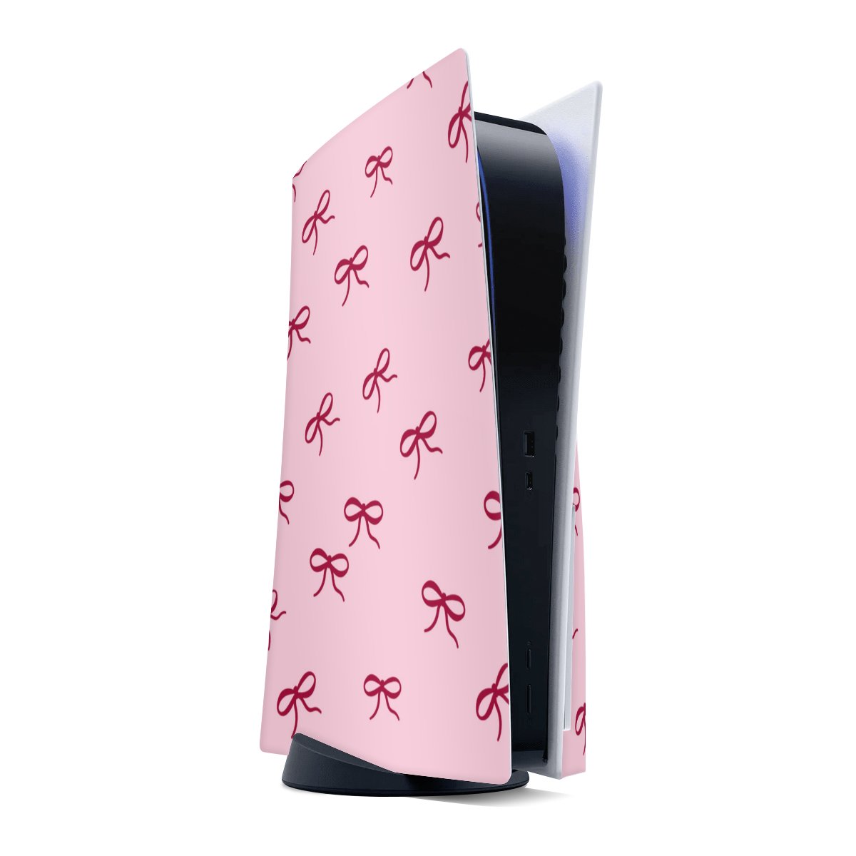 Schleifen Muster Rot Pink