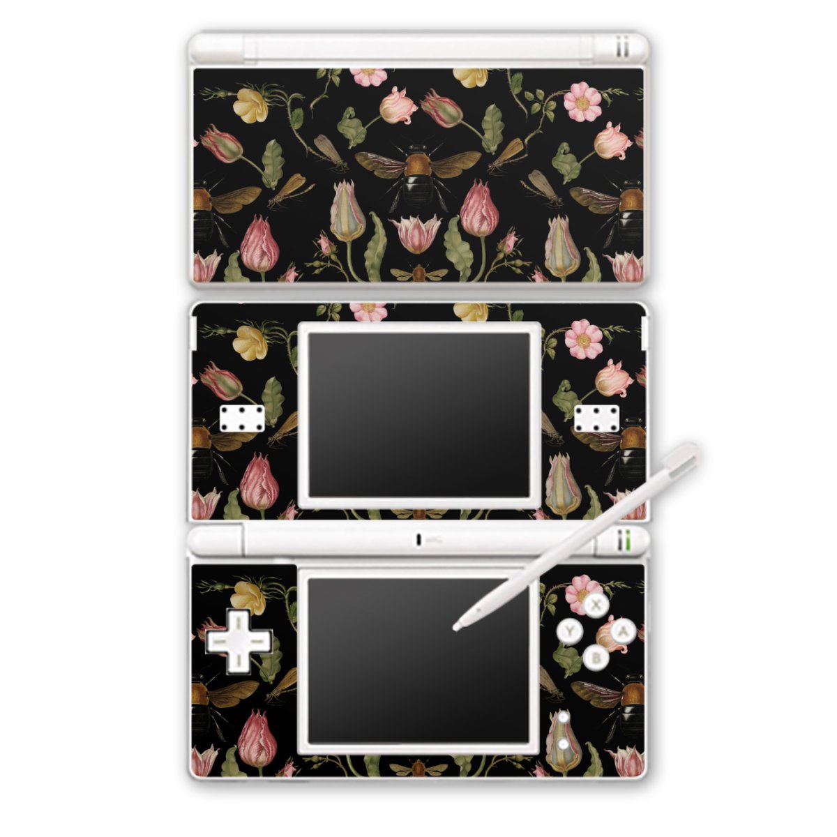 Fiori di campo e api nere