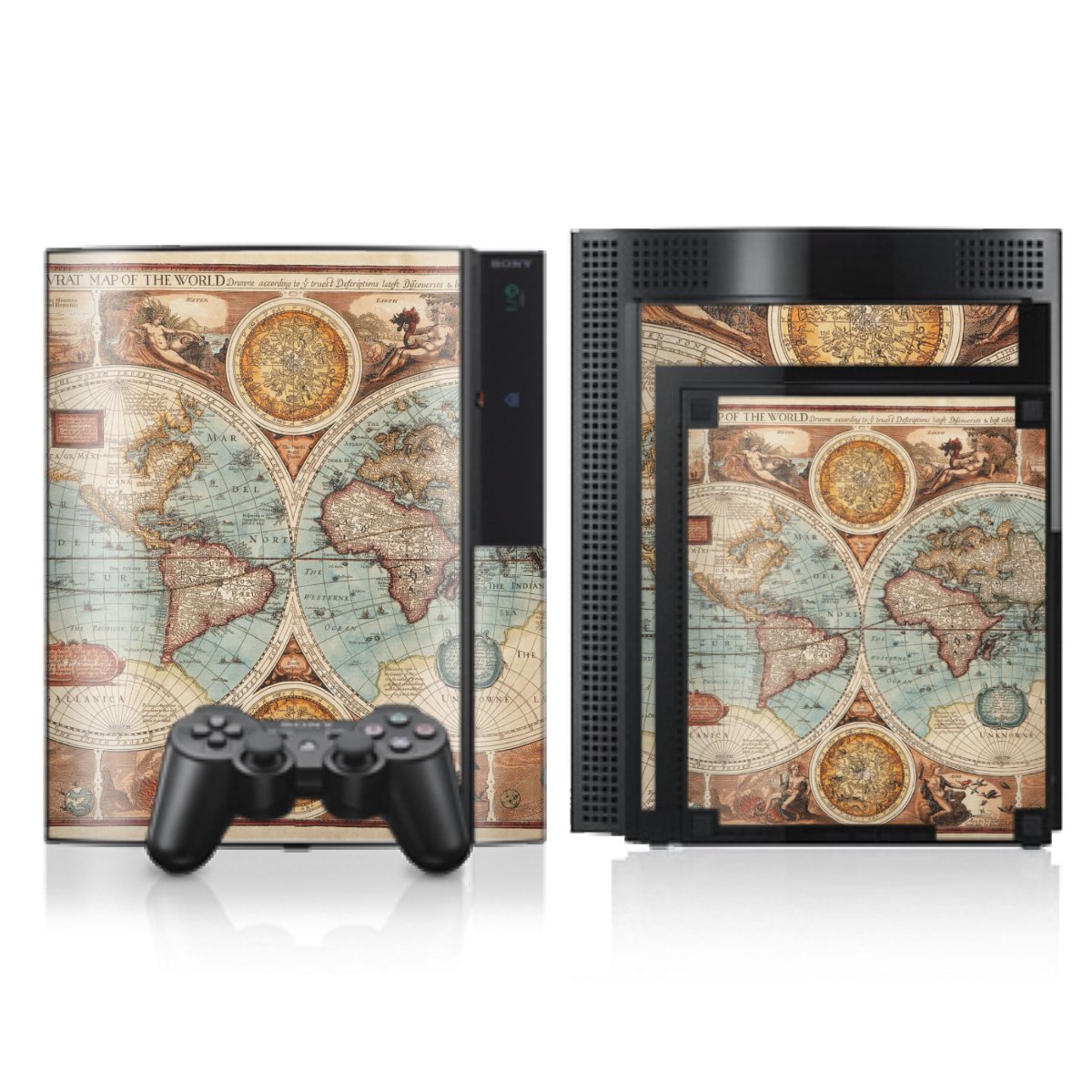 Mappa del mondo vintage