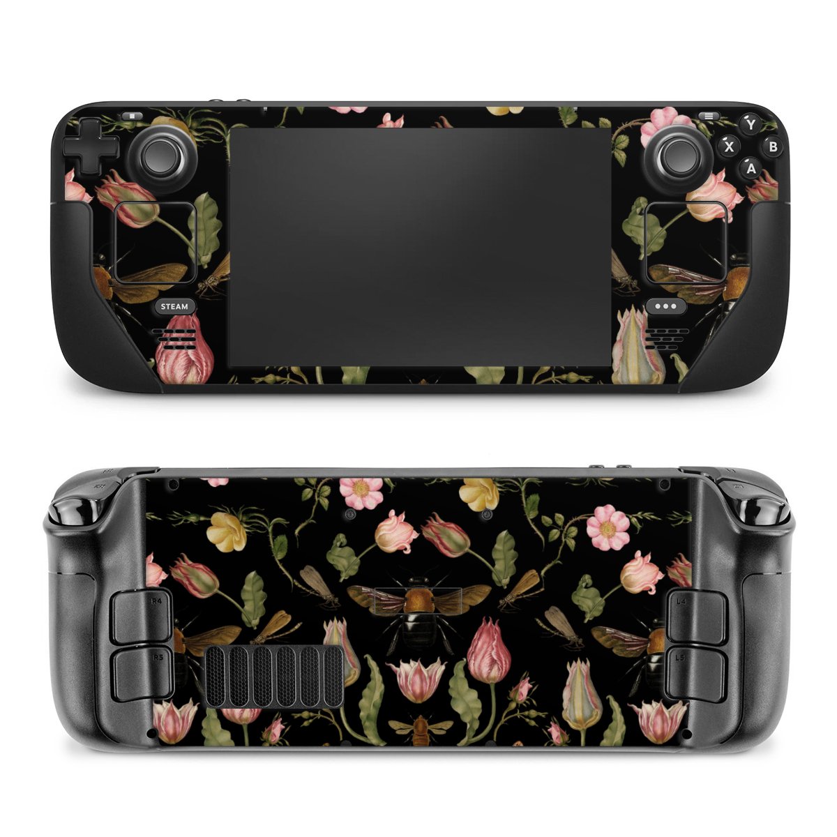 Veldbloemen en Bijen Zwart