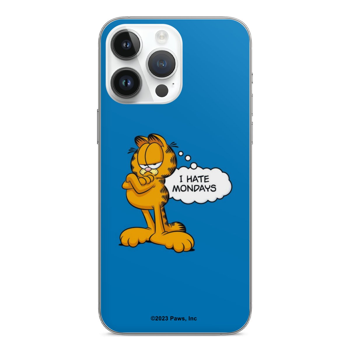 Garfield Ik haat maandagen blauw