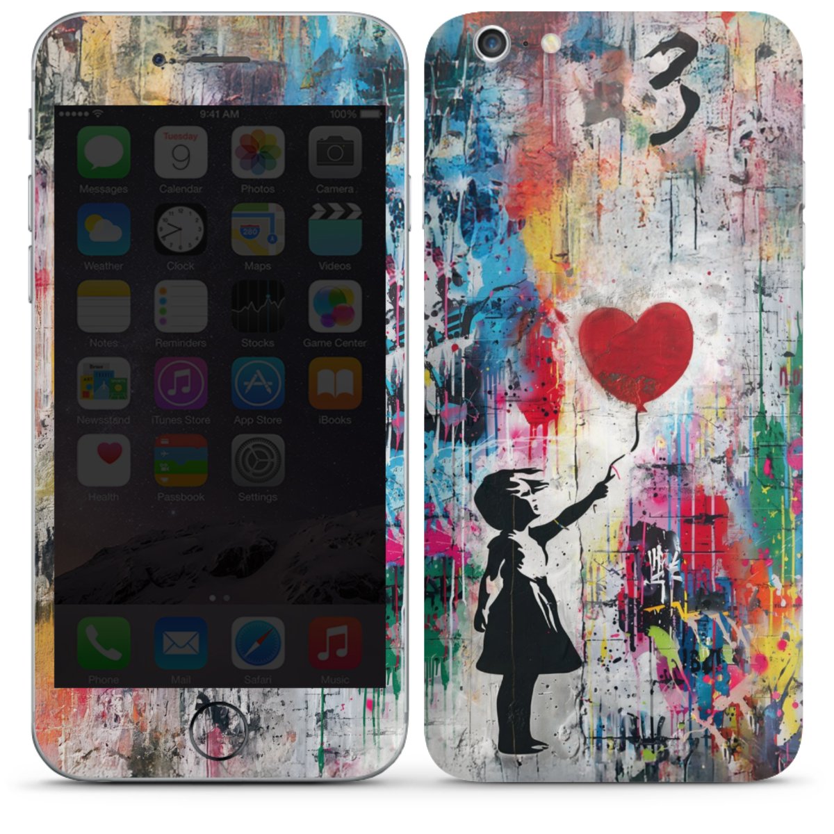 Balloon Girl Colorful