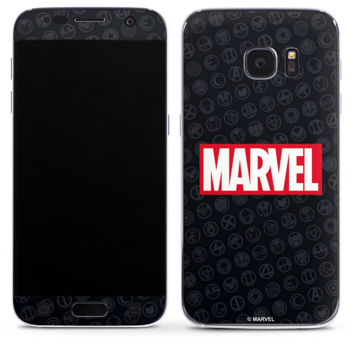 Marvel Logo Black Red 