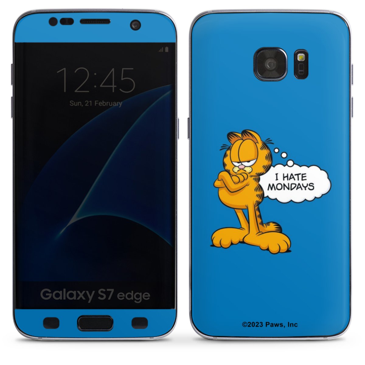 Garfield Ik haat maandagen blauw