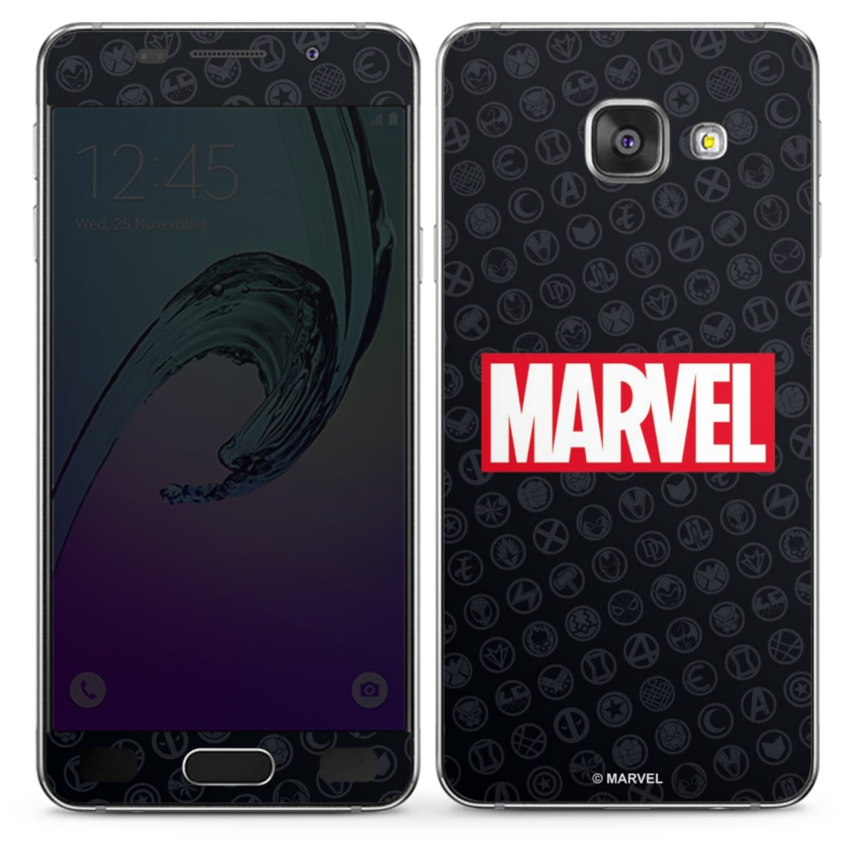 Marvel Logo Black Red 