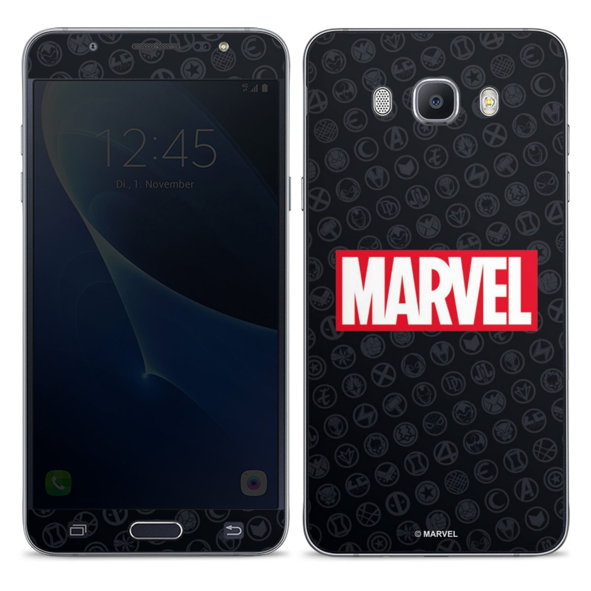 Marvel Logo Black Red 