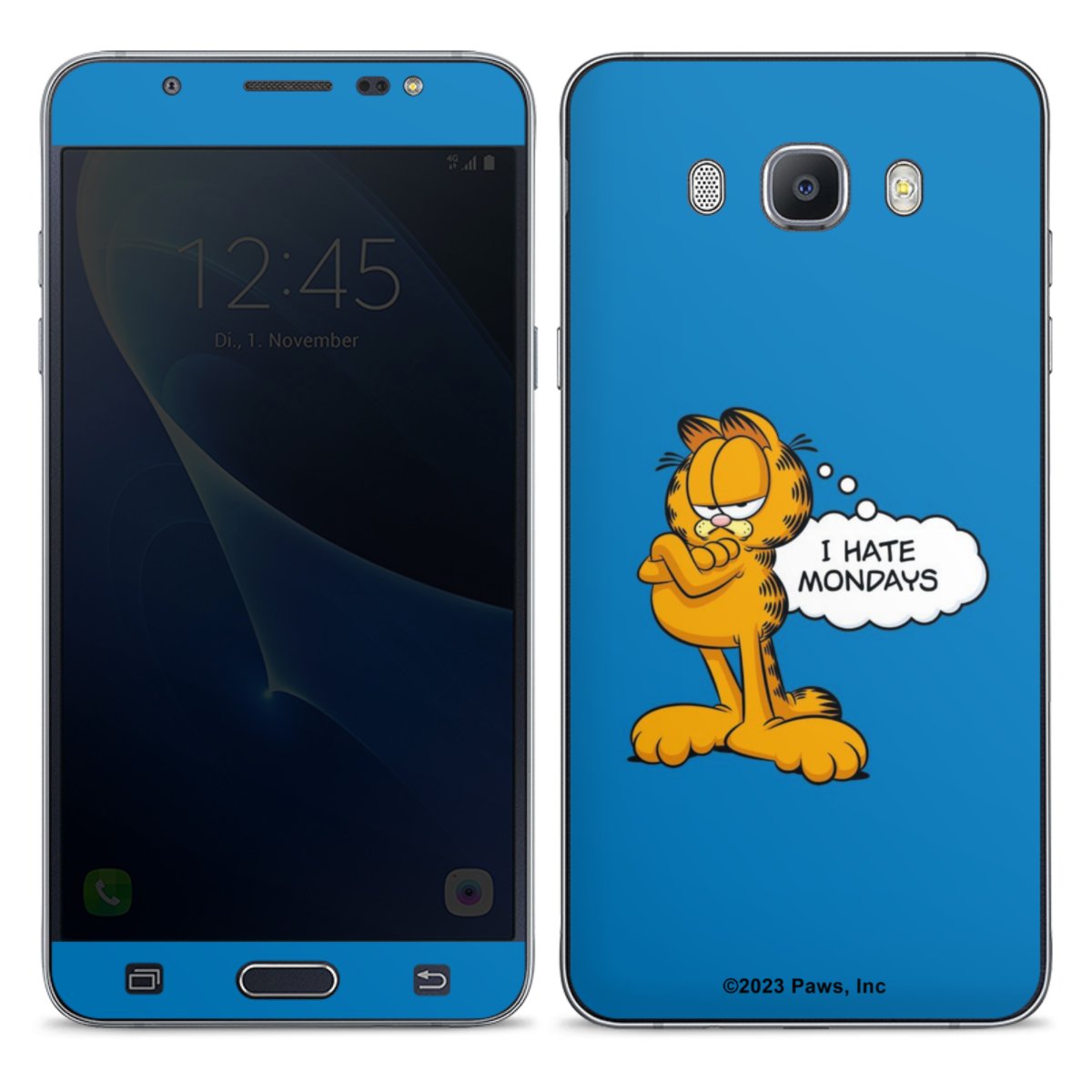 Garfield Ik haat maandagen blauw