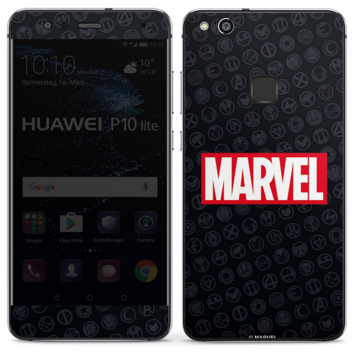 Marvel Logo Black Red 