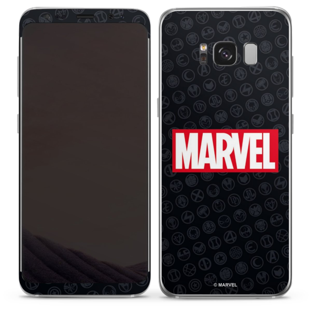 Marvel Logo Black Red 