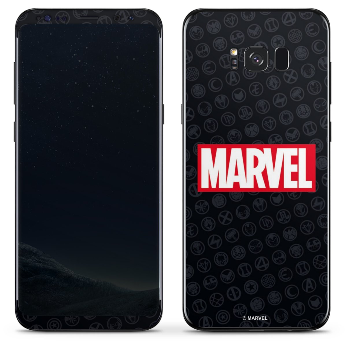 Marvel Logo Black Red 