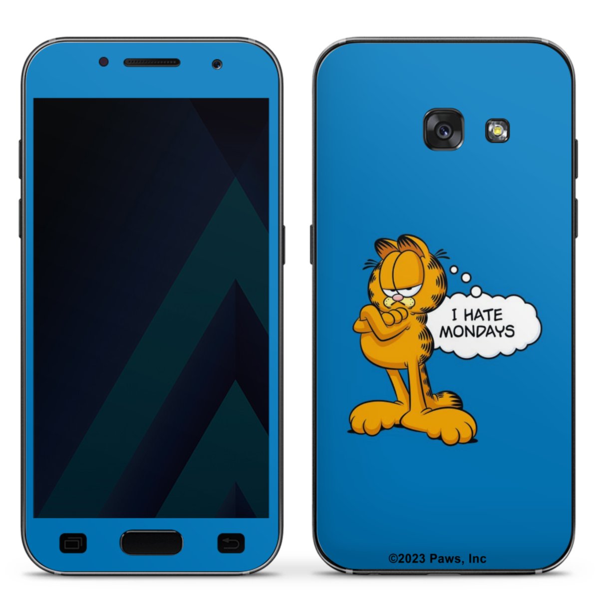 Garfield Ik haat maandagen blauw