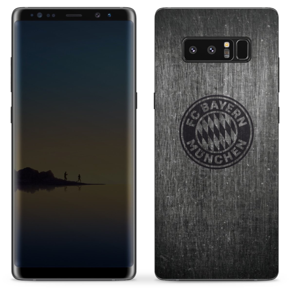 Metalllook FCB Logo einfarbig