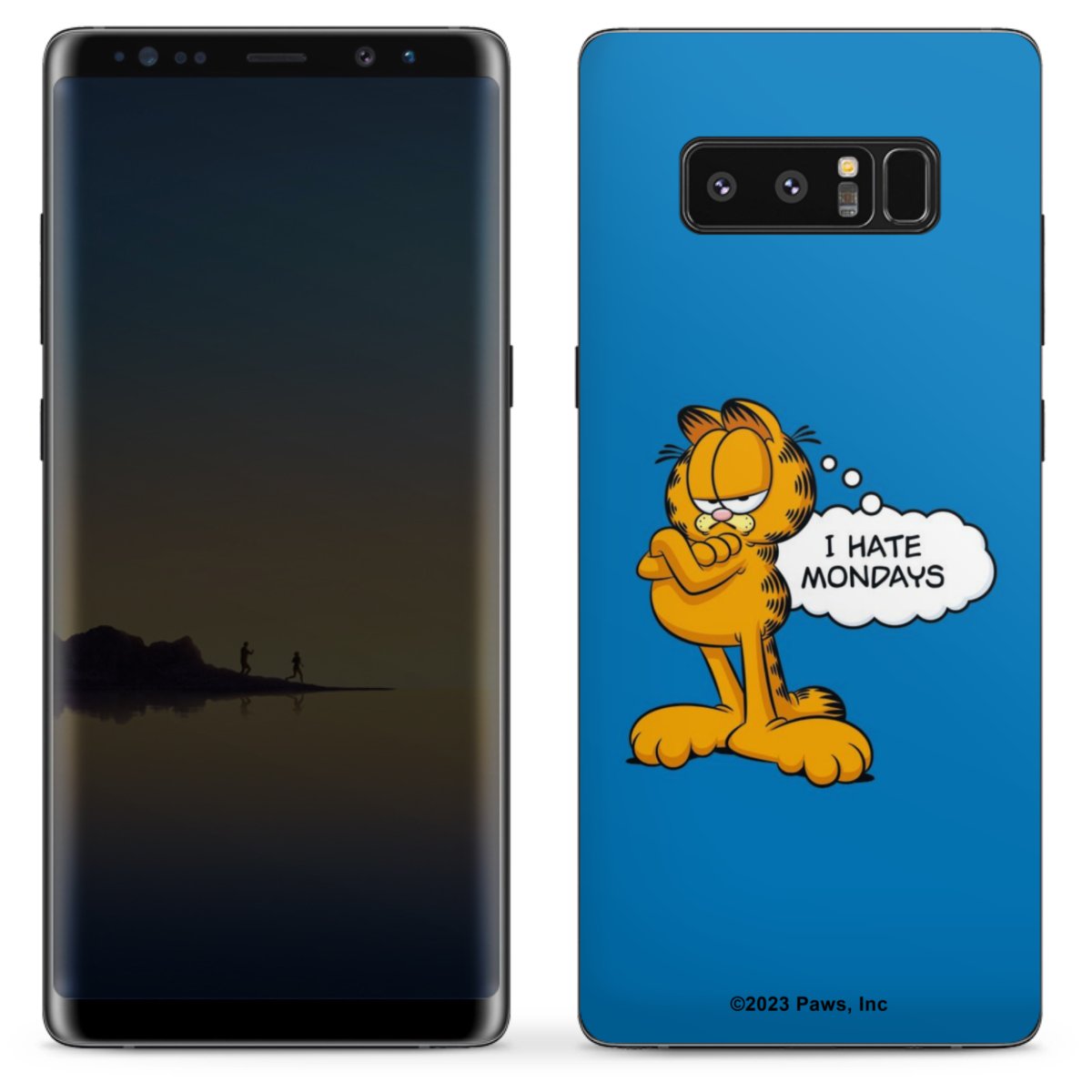 Garfield Je déteste les lundis Bleu