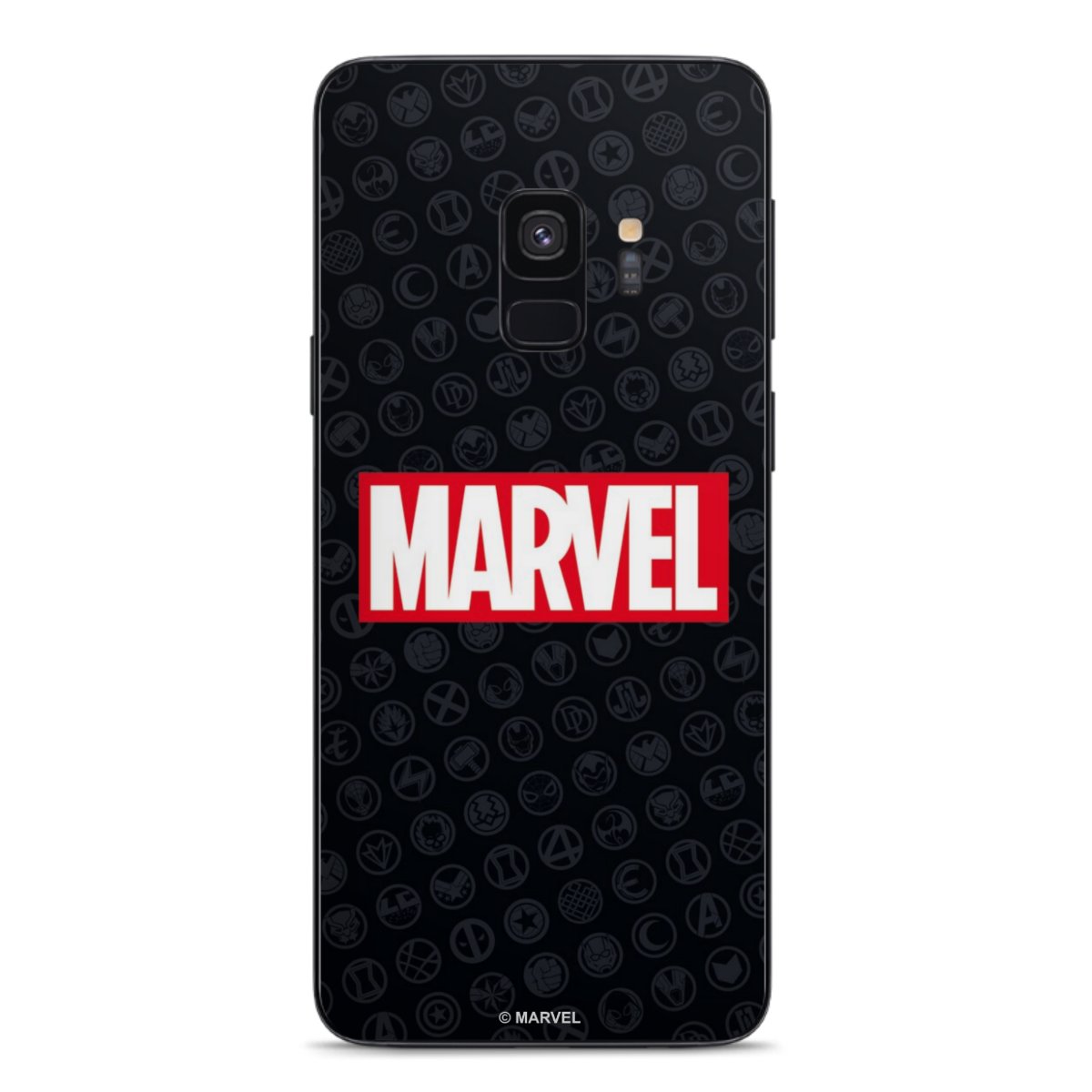 Marvel Logo Black Red 