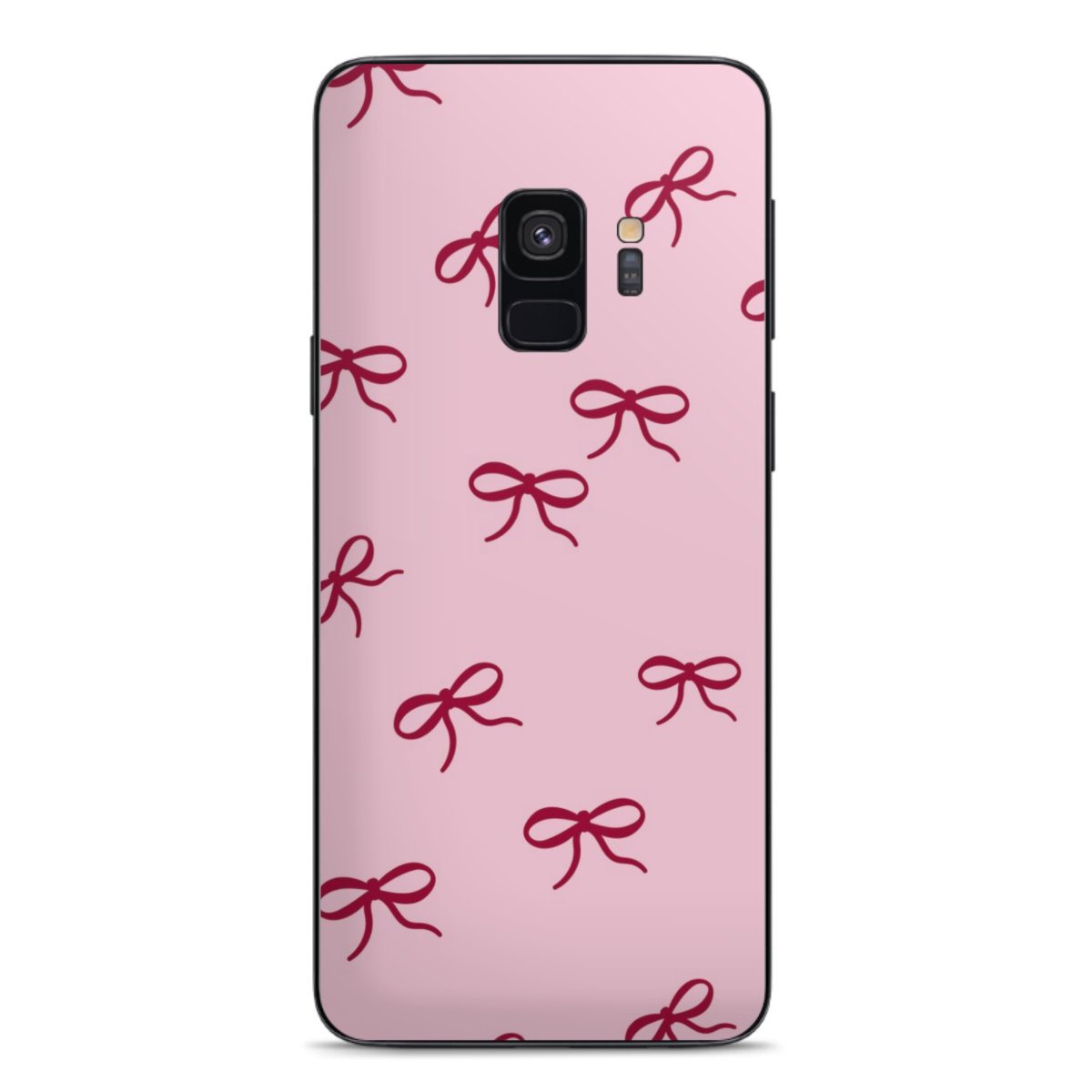 Bows Red Pink Pattern