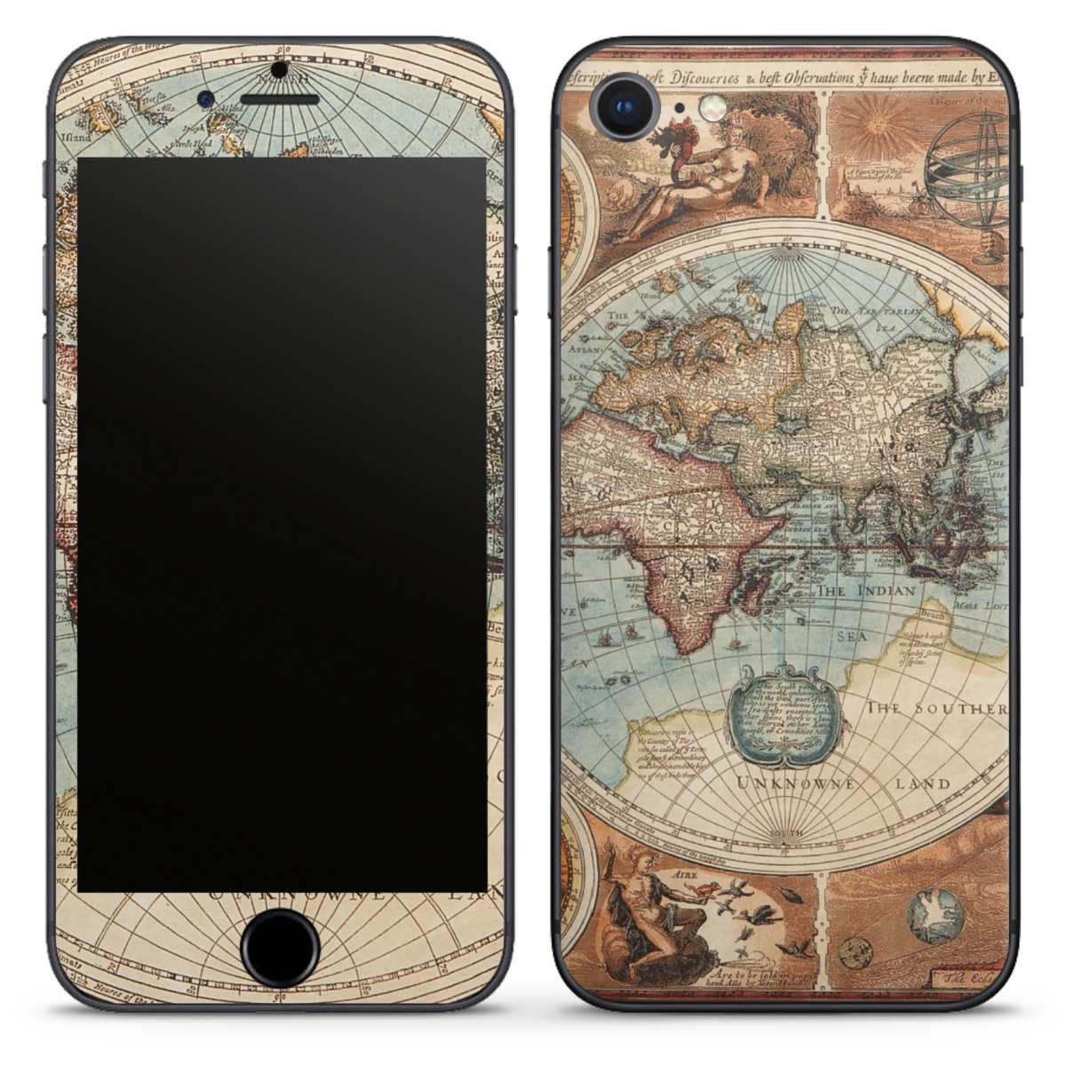 Mappa del mondo vintage