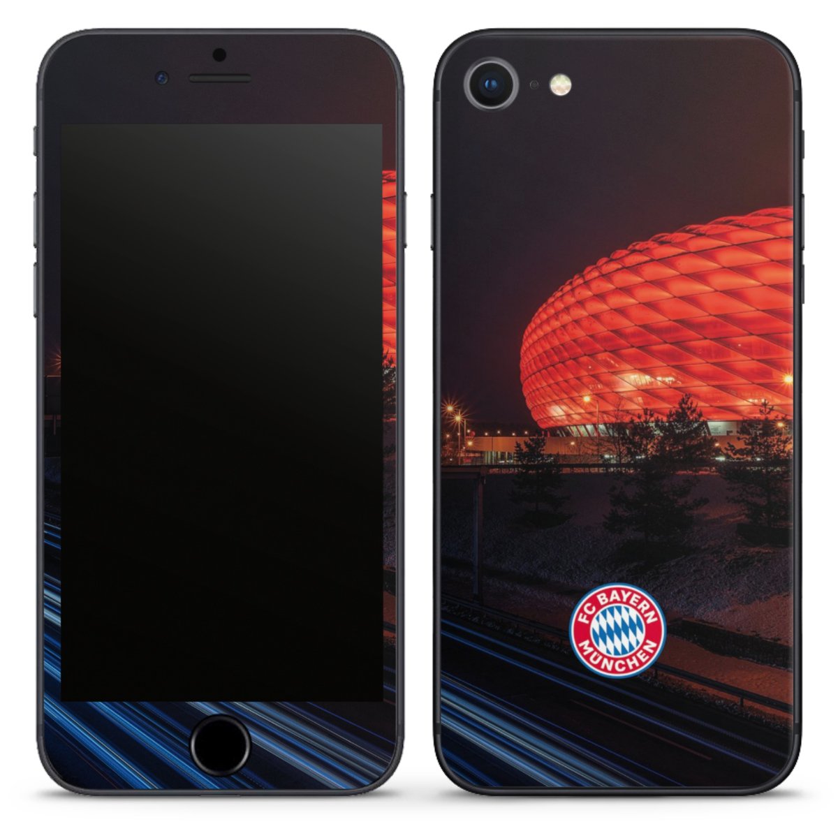 Allianz Arena bei Nacht FCB