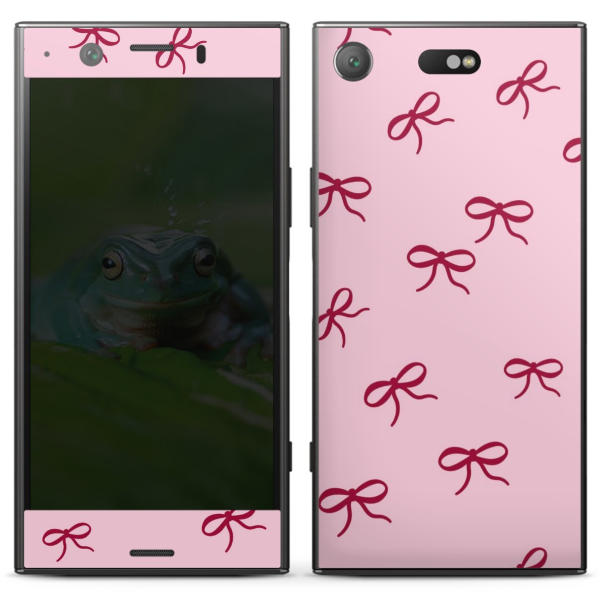 Bows Red Pink Pattern